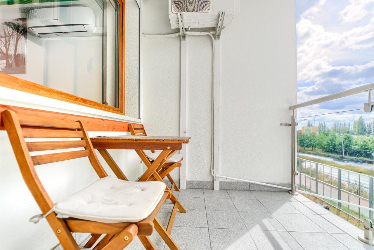 Top Oder Apartments- Private Parking Szczecin Dış mekan fotoğraf